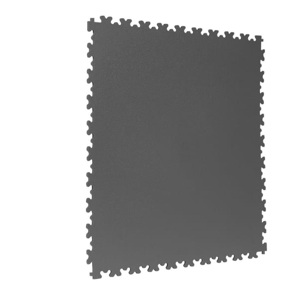 Dalle PVC Gerflor Supertile carrée coloris gris foncé, surface à picots