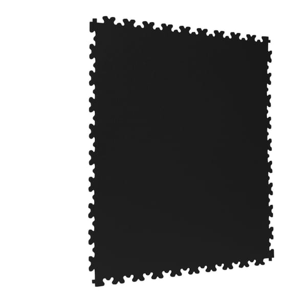 Dalle PVC Gerflor Supertile carrée coloris noir, surface à picots