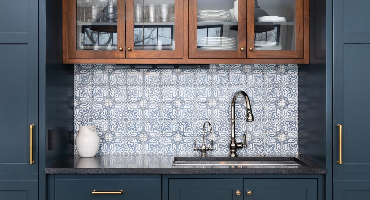 Carrelage bleu