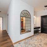 carrelage hexagonal dans une entrée