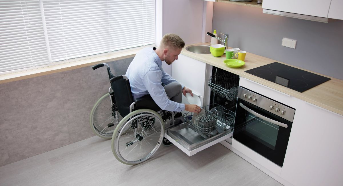 cuisine aménagée pour fauteuil roulant