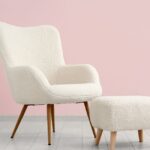 pouf tissu bouclette