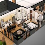 dessiner une cuisine en 3D avec planner 5D