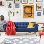 decor salon maison moderne coloré